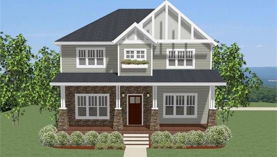 image of bungalow house plan 9636